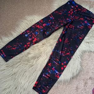 Lululemon Full Length Printed Workout Pants Tights